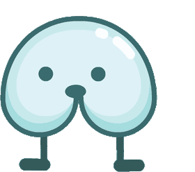 Butty, the Butt Talks mascot, with a question mark popping up above him